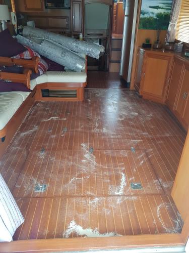 Before carpet is fitted