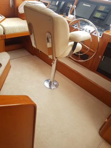 After carpet is fitted in helms area