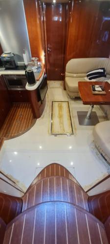 Before Photo - Fairline Targa 52 Boat Carpet